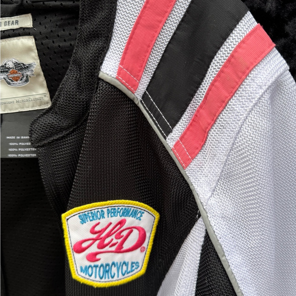 Harley-Davidson Black and White Jacket - Picture 4 of 7